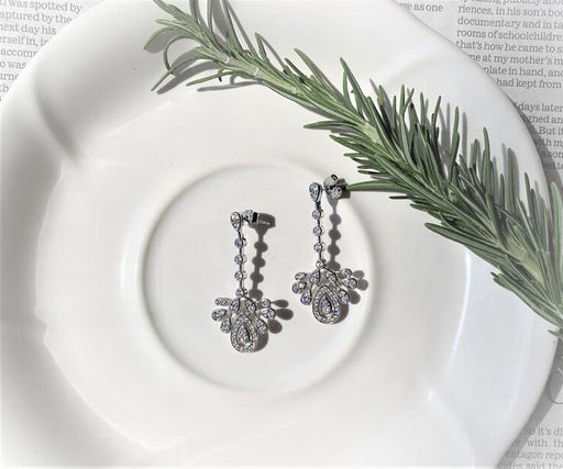 Silver leaves earring - LA NICOSA